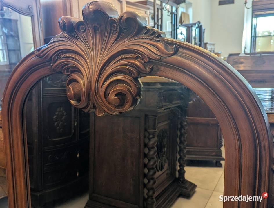 Piękne włoskie lustro orzech sklep Dąbrowa Dąbrowa Górnicza