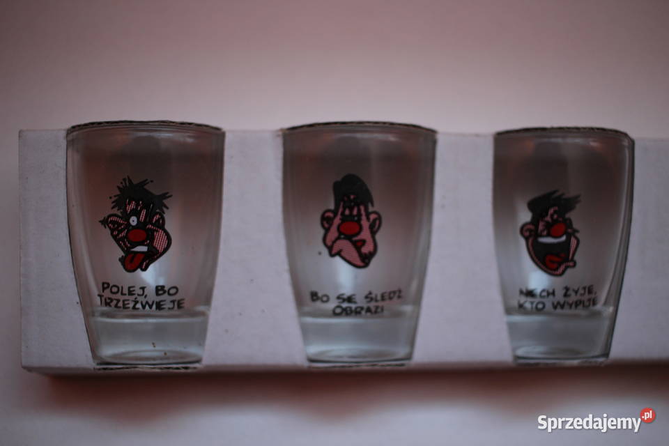 Kieliszki zestaw wódki komplet 6 urodziny