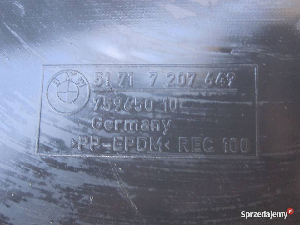 BMW E82 10r nadkole lewe przód 7207649