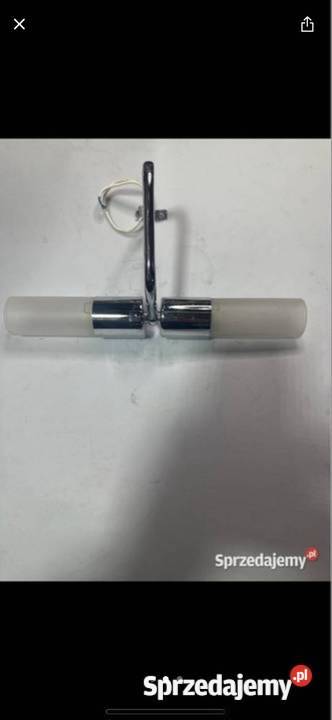 Chromowana lampa lustro na żarówki z gwintem E14 śląskie Gliwice