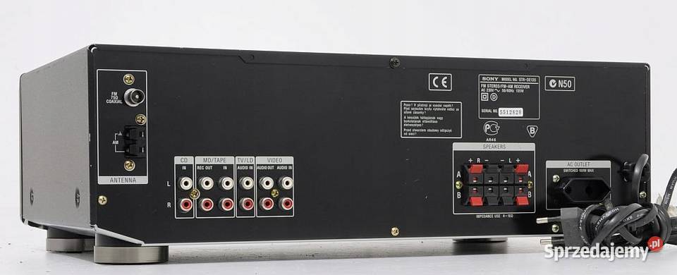 Amplituner Sony STRDE135 20 czarny Zelów