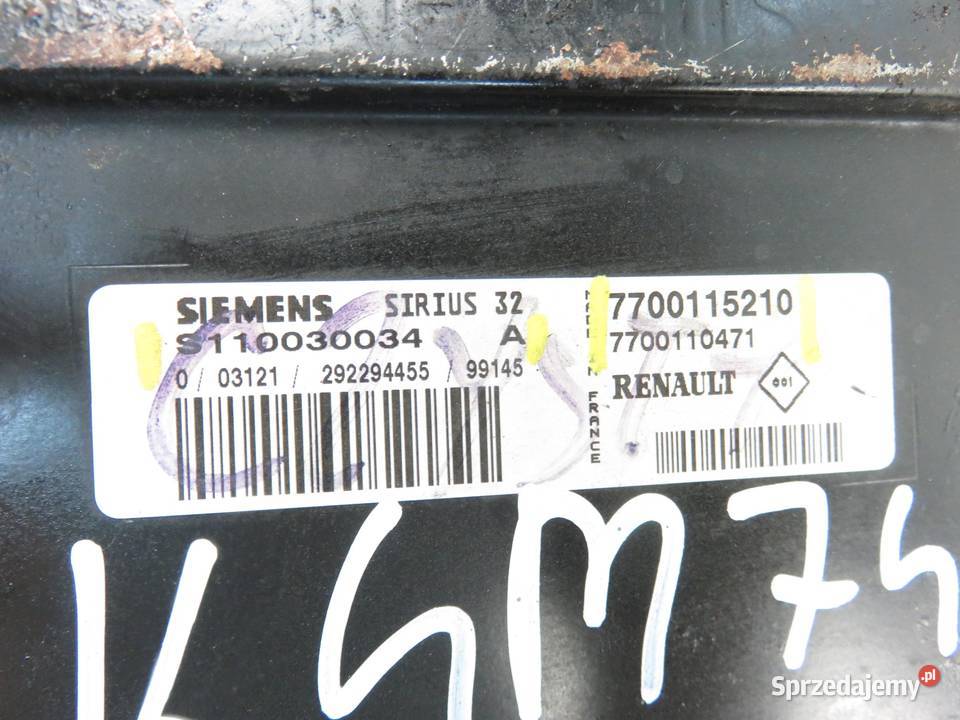 STEROWNIK CLIO II 16 7700115210 małopolskie