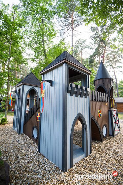 Zamek rycerski DREWNIANY PLAC ZABAW dzieci PZ19 podkarpackie Rzeszów