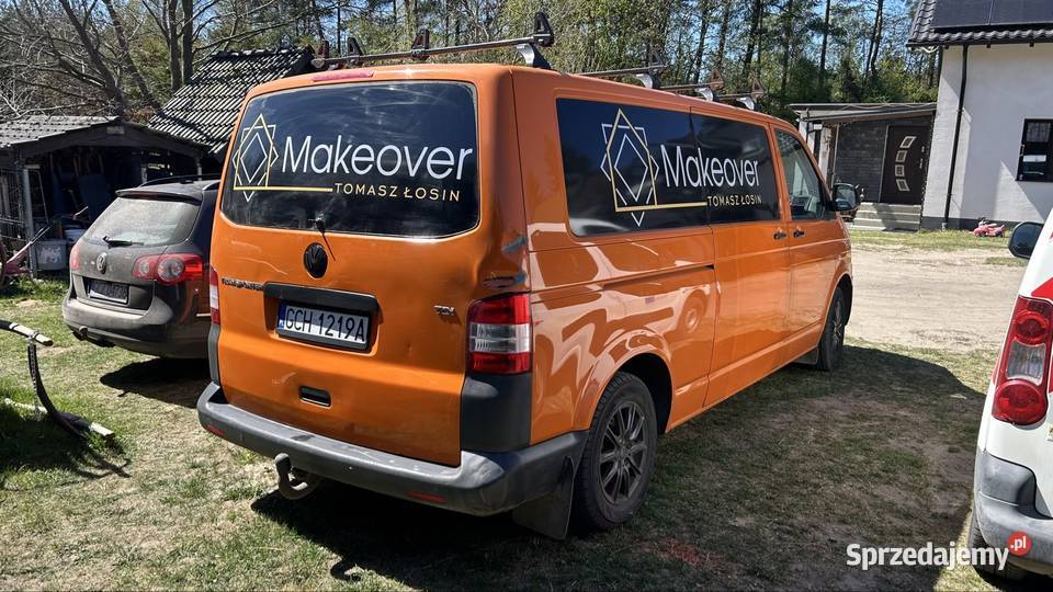 Volkswagen Transporter T5 lift LONG niski nieuszkodzony Chojnice