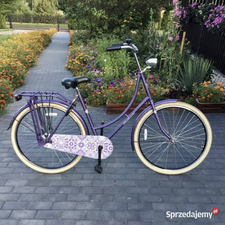 Piękny stylowy rower miejski holenderski damski Syców