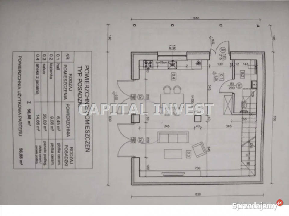 Dom wolnostojący 120m2 Roczyny 120m2