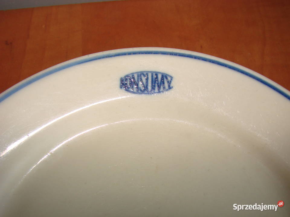 Konsumy talerz PRL Włocławek Pozostałe Pruszcz Gdański