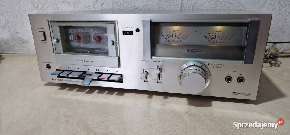 magnetofon WEGA casette deck PSS 200C SONY Magnetofony Międzychód