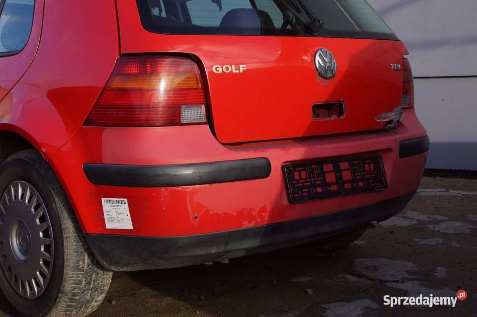 ZDERZAK TYŁ VOLKSWAGEN GOLF IV Lipno