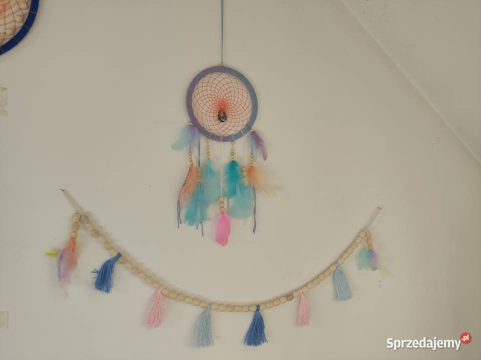 Zestaw Łapacz snów girlanda z chwostami i Józefów