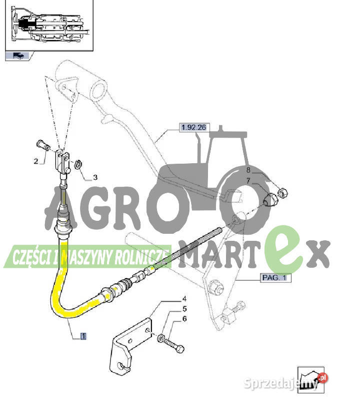 5174885 LINKA SPRZĘGŁA L545 JD Wichrów