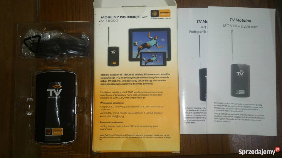 MOBILNY DEKODER wifi MT 500 Cyfrowy Polsat Piła
