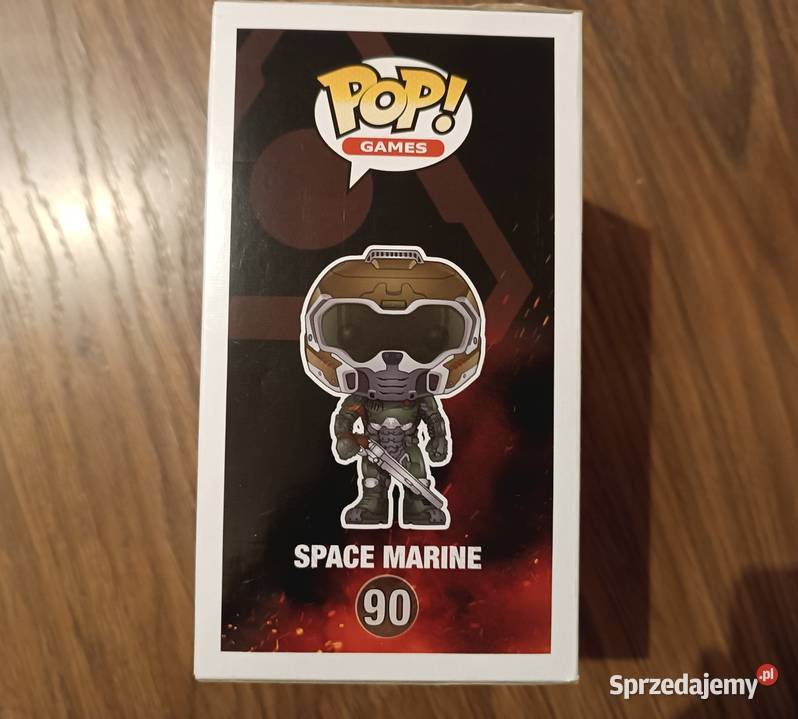 Kultowa figurka DOOM Space Marine 90 firmy Funko śląskie sprzedam