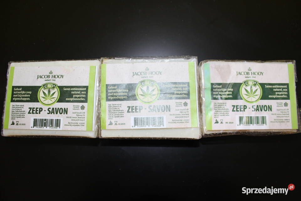 Naturalne mydło konopne CBD Jacob Hooy Kosmetyki