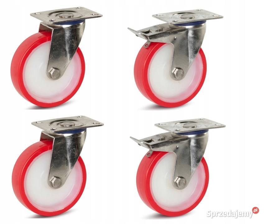 Koła Obrotowe Nierdzewne 125mm 880 Hamulec 4 Kozienice sprzedam