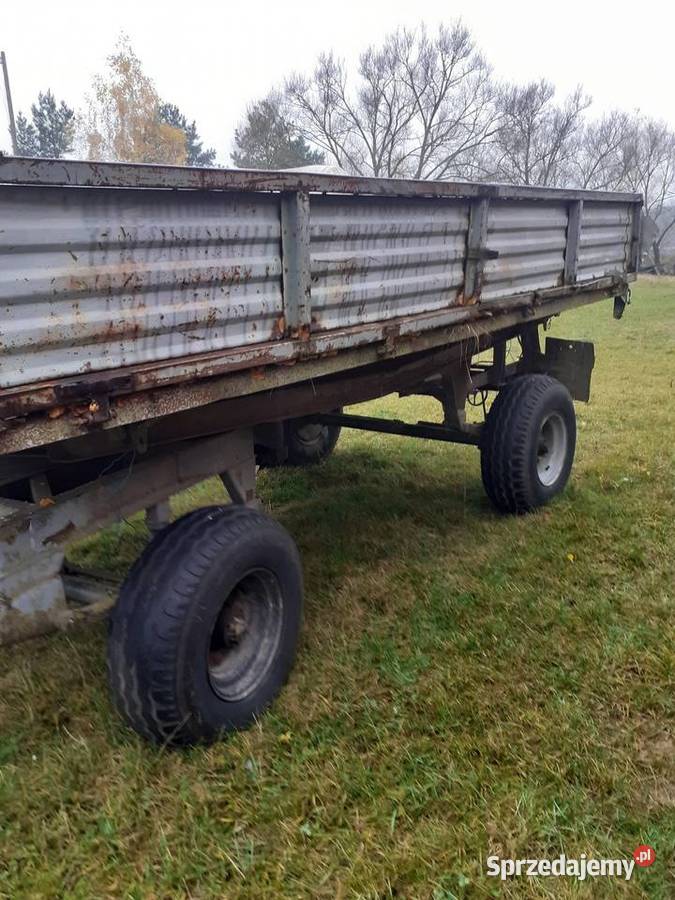 Przyczepka wykonana D47 Przyczepy rolnicze