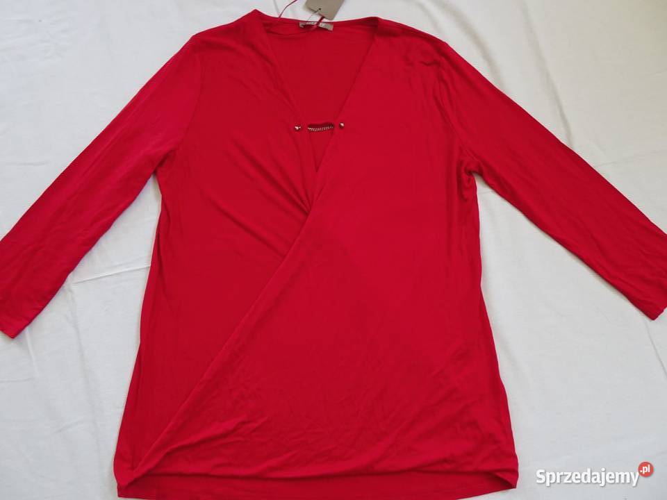 Orsay Bluzka Kopertowa łańcuszek NOWA 36 38 Orsay