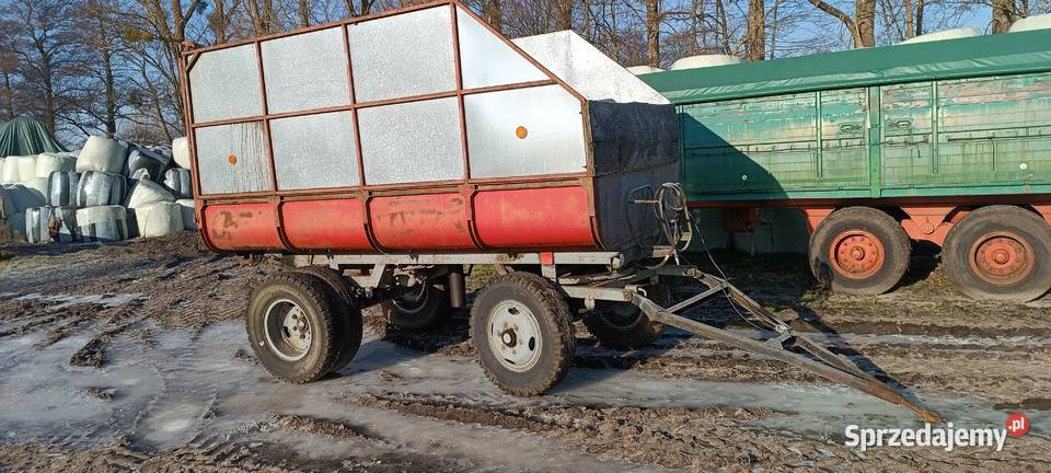 Przyczepa PW4 wywrotka nieuszkodzony lubuskie Drezdenko