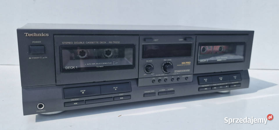 Technics magnetofon dwukasetowy RSTR232 RS TR