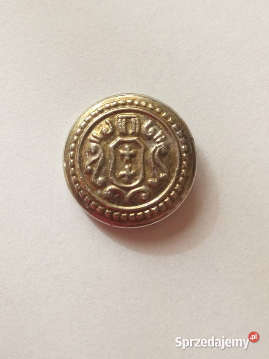 Guzik na nóżce z herbem Dąbrowa Górnicza sprzedam