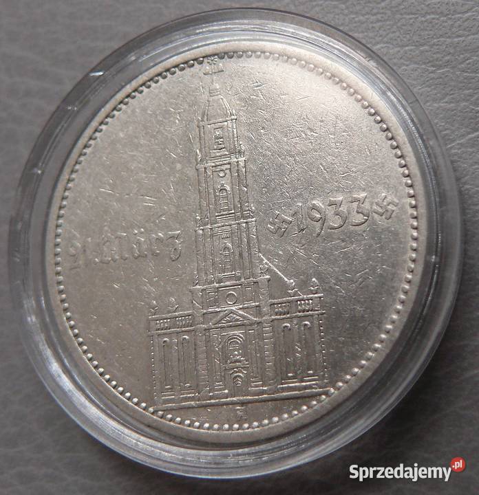 5 Reichsmark 1934 Kościół A Niemcy Szklarska Poręba sprzedam