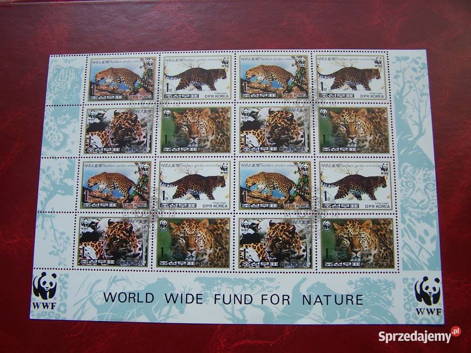 Korea 1998 CTO Zwierzęta Arkusz Pantera Kolekcje Tychy