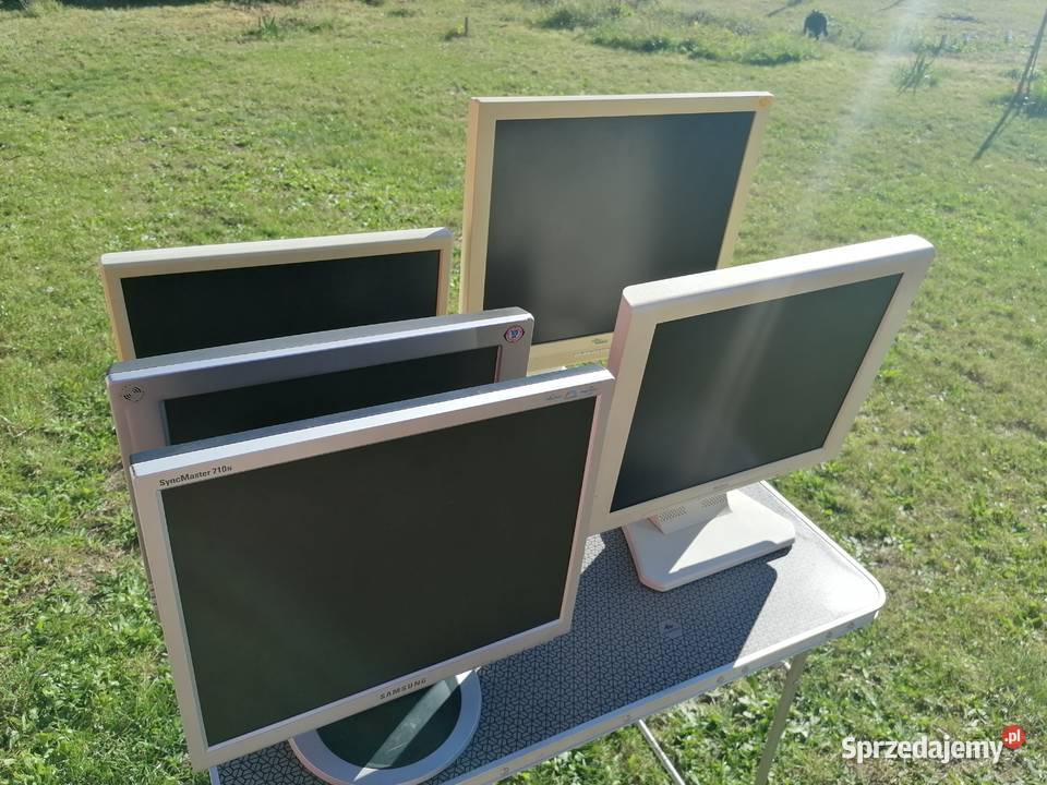 Retro monitory LCD różne przekątne ekranu różny Sierakowice