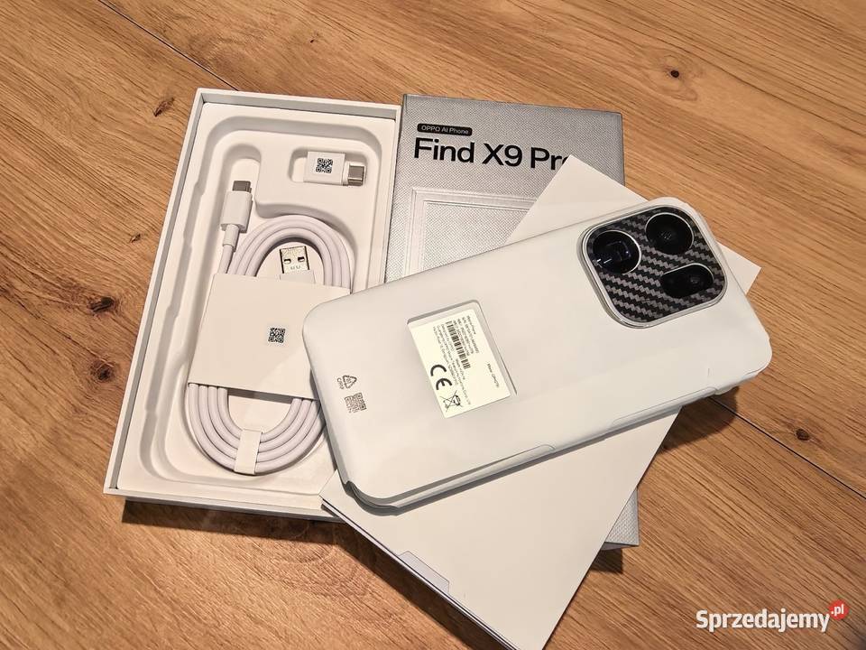 Oppo find X9 Pro 16gb 512gb Silk White Łódź