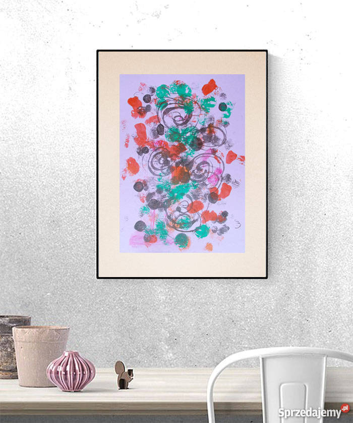 abstrakcyjny rysunek oryginalna grafika sprzedam