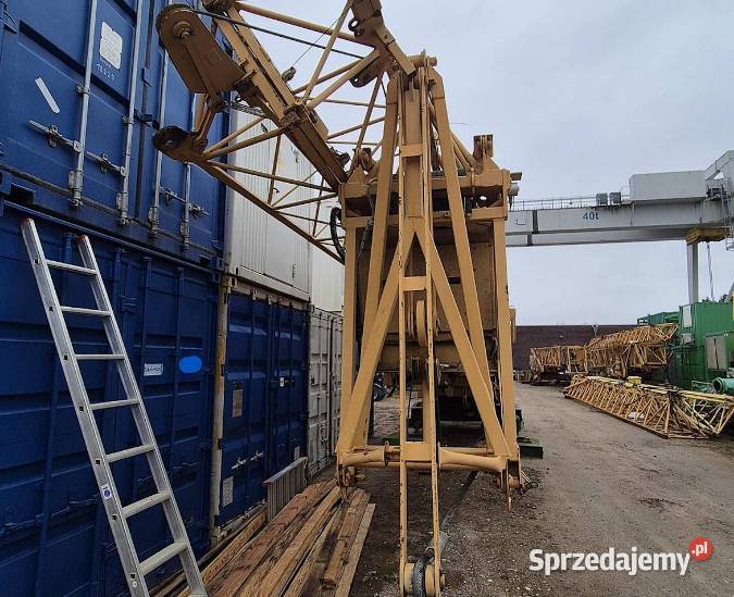 Żuraw budowlany dźwig budowlany szybkiego Poznań