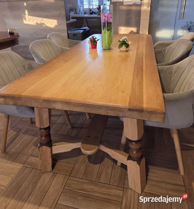 Stół debowy 87cm podlaskie Netta-Folwark