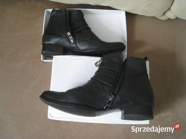 Buty damskie jesienno zimowe Kozaki śląskie