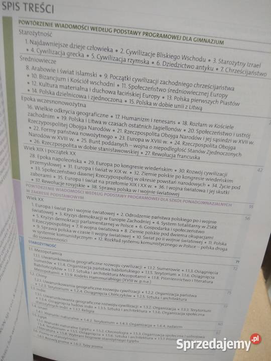 Historia 2020 vademecum maturzysty operon Warszawa
