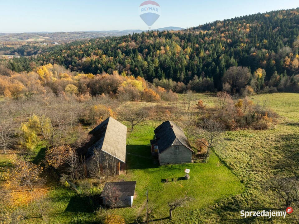 Siedlisko na sprzedaż gmina Jodłownik małopolskie Krasne-Lasocice