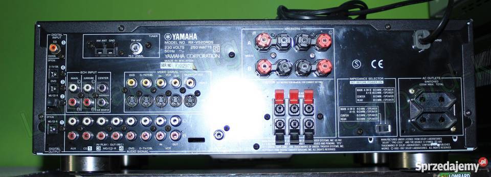 Amplituner Yamaha RXV520RDS Pabianice
