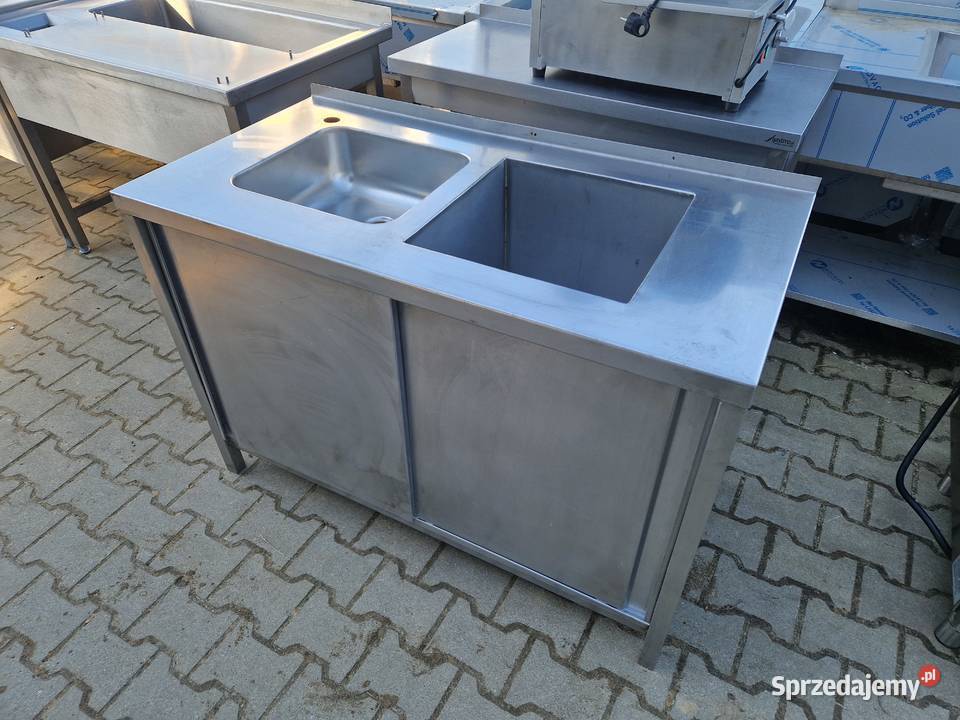 Zlew Gastronomiczny 2 Komorowy Drzwi Suwane sprzedam