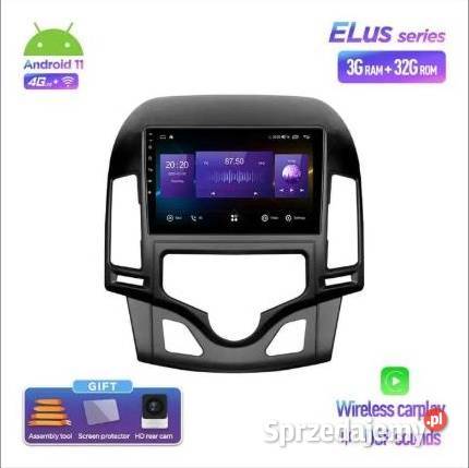 Radio android 12 Hyundai i30 0712r gps bluetooth Ożarowice