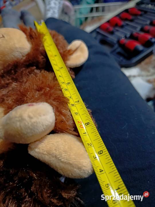 Tańcząca pluszowa małpka grawerowane serce sprzedam