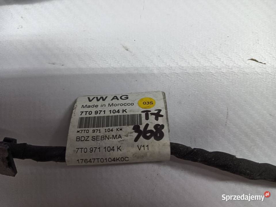 WIĄZKA CZUJNIKÓW PDC ZDERZAKA TYLNEGO VW T7 VW osobowe Materiały instalacyjne sprzedam