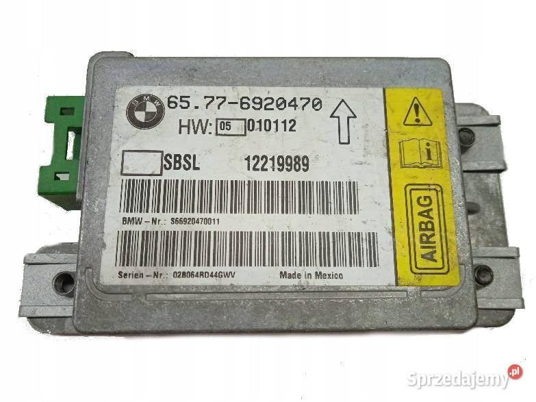 SENSOR AIRBAG 6920470 Bmw Seria 7 IV E65666768 świętokrzyskie