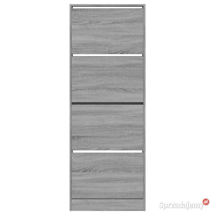 Szafka na buty szary dąb sonoma 60x21x1635 Warszawa