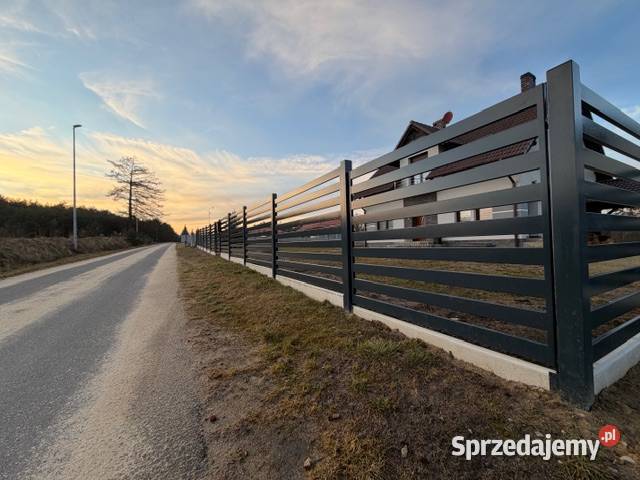 Ogrodzenia nowoczesne bramy furtki panele dolnośląskie Trzebnica
