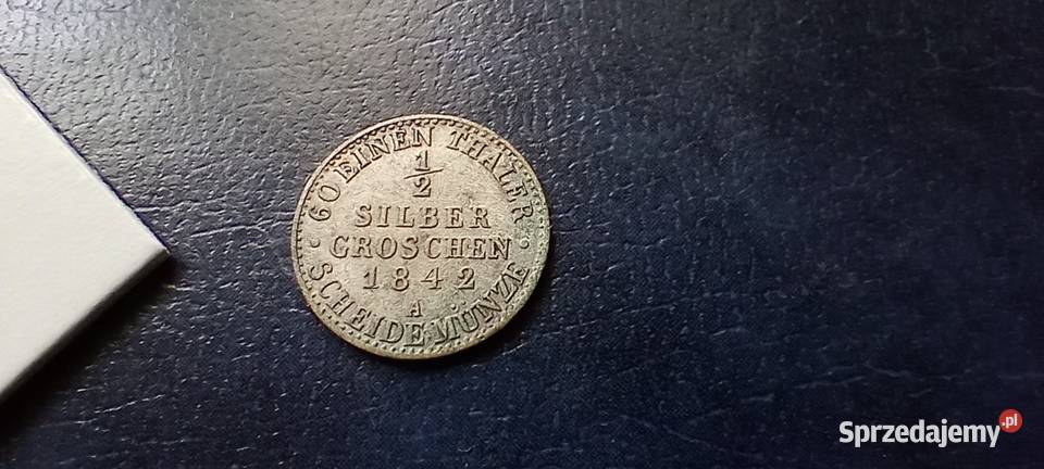 Stare monety 12 srebrnego grosza 1842 A Niemcy podkarpackie Lesko