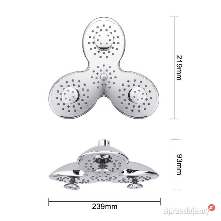 Głowica prysznicowa kształt płatka wysyłka Pozostałe