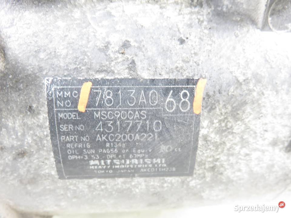 KOMPRESOR KLIMATYZACJI MITSUBISHI OUTLANDER II