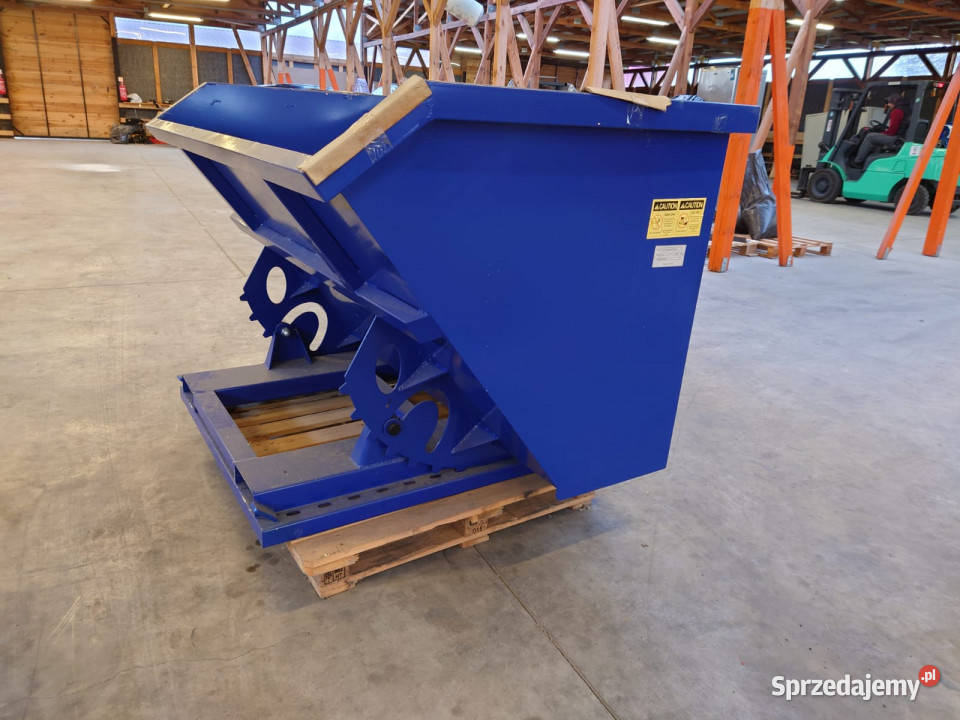 Kontener samowyładowczy do wózka widłowego 15 m3 wielkopolskie