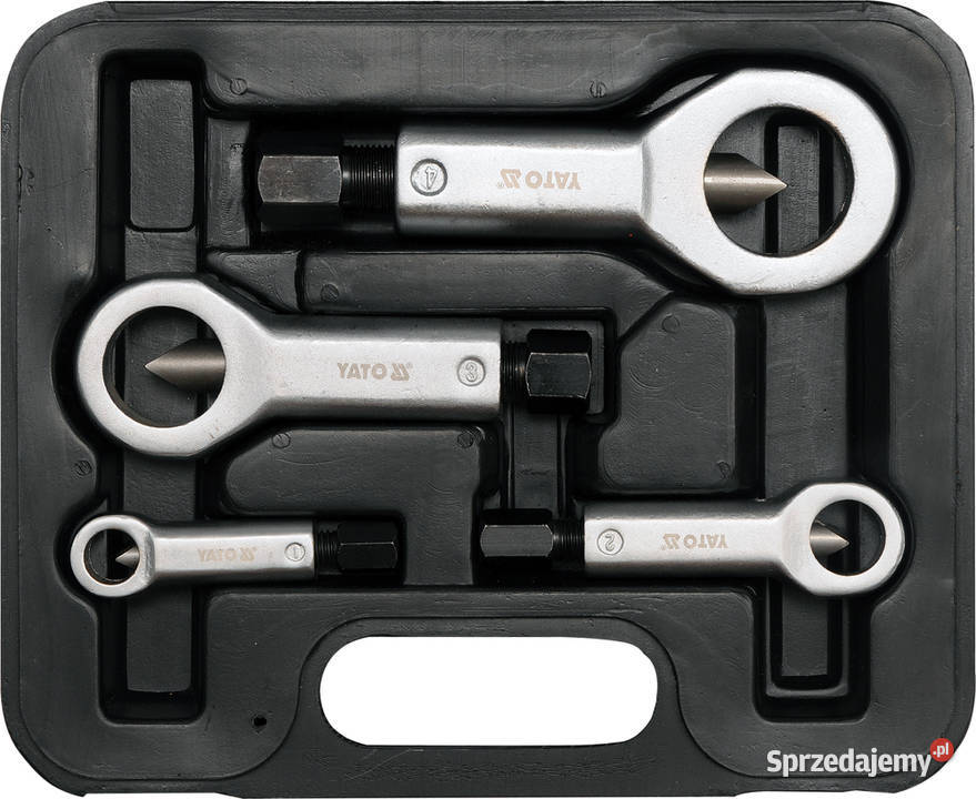 YT0585 YATO ZESTAW PRZECINAKÓW DO NAKRĘTEK 4CZ pomorskie