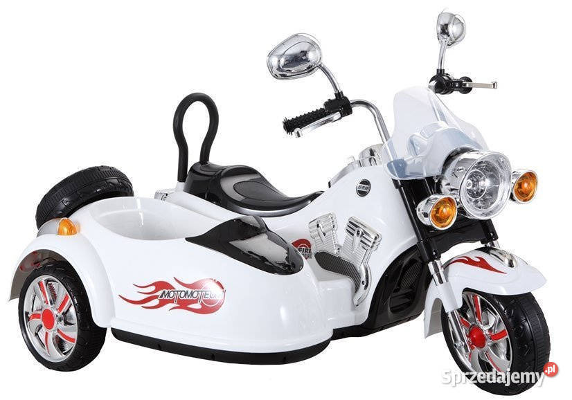 Autko motorek MOTOR Z KOSZEM na akumulator Rowerki i pojazdy Myszków sprzedam
