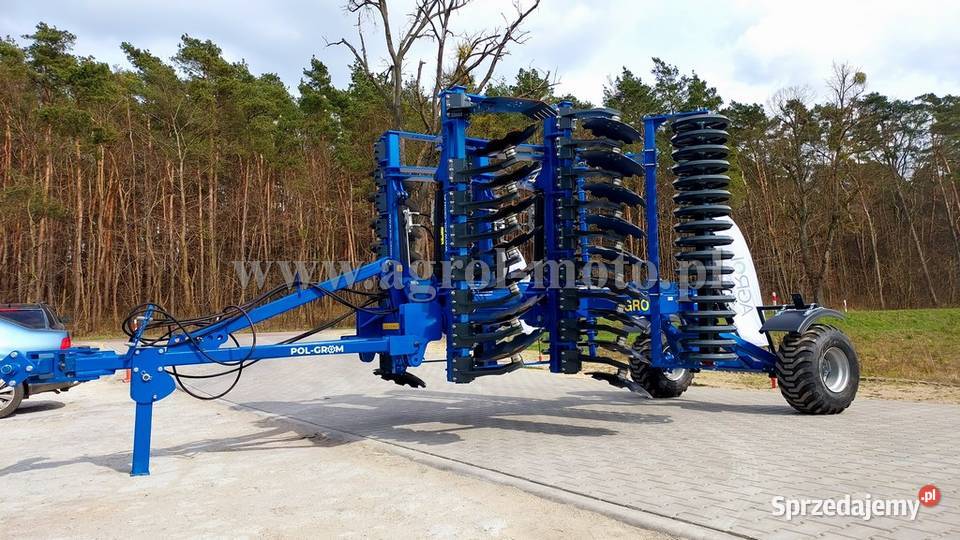 Brona talerzowa Agregat 4m ciągana POL GROM Maszyny rolnicze Sztum
