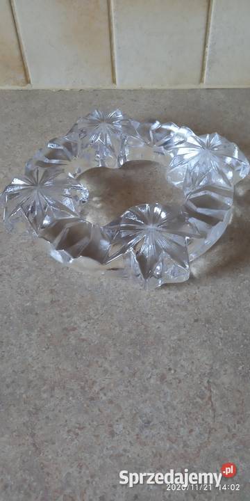 vintage świecznik Nybro Nowy Targ